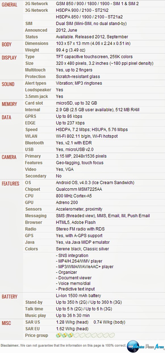 Sony xperia tipo dual specifications and price in india 2013 anyone sony xperia tipo dual specifications and price in india 2013 brand's